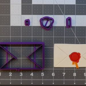 Wax Sealed Envelope 266-A499 Cookie Cutter Set