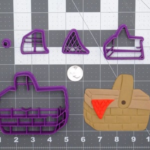 Picnic Basket 266-E633 Cookie Cutter Set