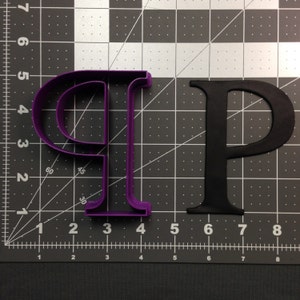 Griechischer Letter Rho Cookie Cutter