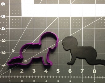 Crawling Baby 101 Cookie Cutter