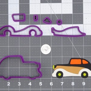Vintage Car 266-H165 Cookie Cutter Set