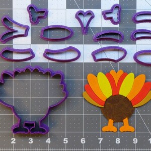 Turkey Butt 266-A274 Cookie Cutter Set