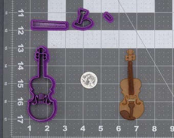 Violin 266-L536 Cookie Cutter Set