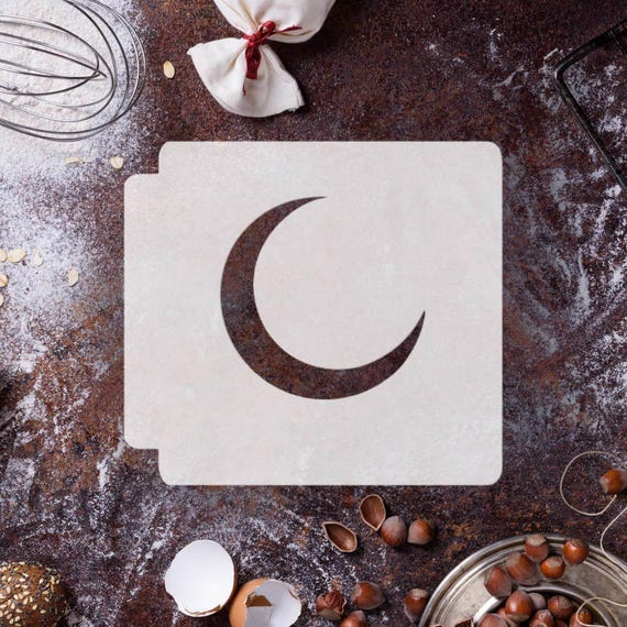 Crescent Moon 783-J296 Stencil - Etsy