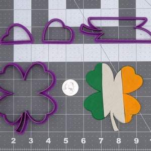 St Patricks Day - Irish Four Leaf Clover 266-I574 Cookie Cutter Set