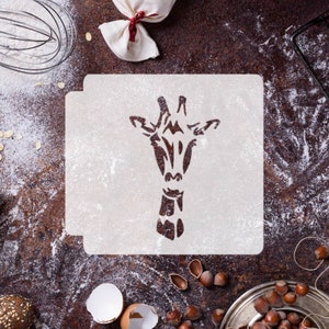 Giraffe Head 783-G226 Stencil