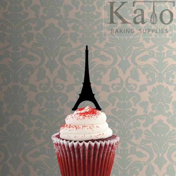 Eiffel Tower Cupcake Etsy