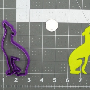Hund - Windhund Body 266-D302 Ausstechscher Silhouette