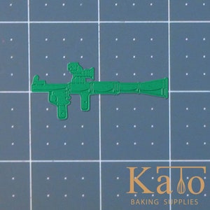 Grenade Launcher 227-725 Cookie Cutter and Acrylic Stamp