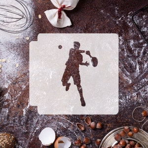 Tennis Player 783-C376 Stencil