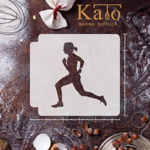 Female Runner 783-A109 Stencil