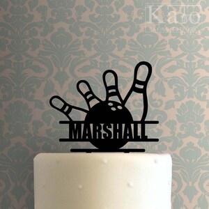 Custom Bowling 225-482 Cake Topper