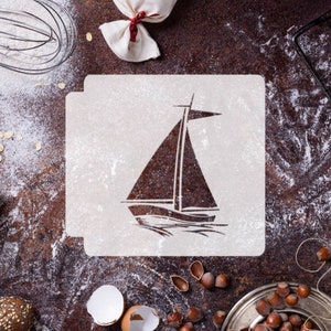 Sail Boat 783-E053 Stencil