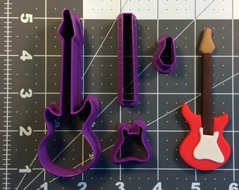 Electric Guitar 100 Cookie Cutter Set