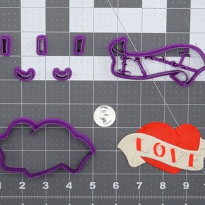 Love Heart 266-E586 Cookie Cutter Set