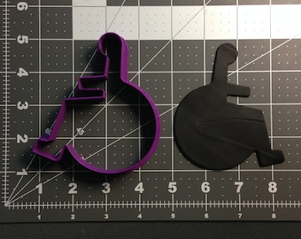 Wheelchair 100 Cookie Cutter