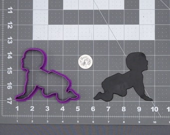 Baby Crawling 266-I968 Cookie Cutter Silhouette