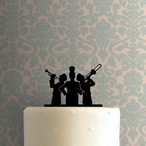 Marching Band 225-B788 Cake Topper