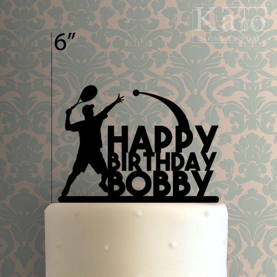 Joyeux Anniversaire 100 De Tennis Personnalise Gateau Etsy Joyeux Anniversaire 100 De Tennis Personnalise Gateau Etsy