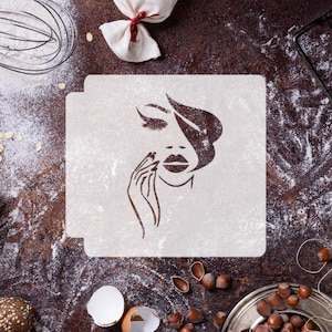 Woman 783-E477 Stencil