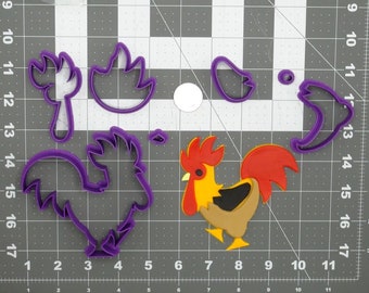 Cuerpo del Gallo 266-D329 Juego de cortador de galletas