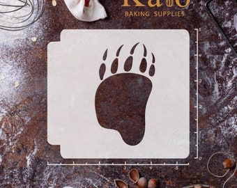Plantilla con estampado de pata de oso 783-B181