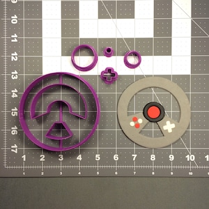 Steering Wheel Game Controller 100 Cookie Cutter Set