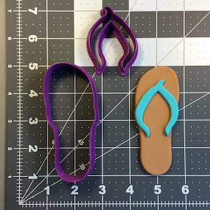 Conjunto de cortador de biscoitos flip-flop 101
