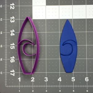 Surf Board 101 Cookie Cutter