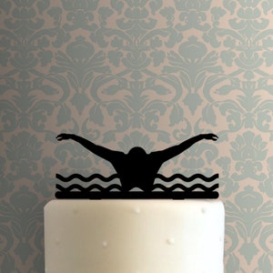 Swimmer 225-921 Cake Topper
