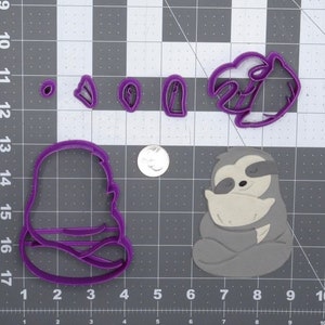 Sloth with Pillow 266-F011 Cookie Cutter Set