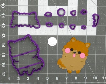Pomeranian Dog Body 266-D468 Cookie Cutter Set