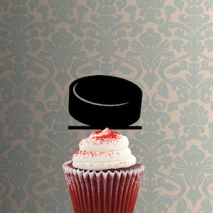 Hockey Puck 228-604 Cupcake Topper