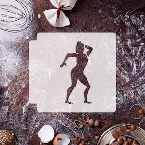 African Tribal Dancer 783-D048 Stencil