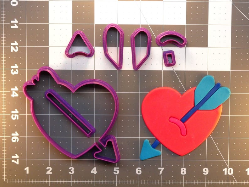Heart Arrow 266-409 Cookie Cutter Set