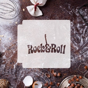 Estêncil Rock and Roll 783-G716