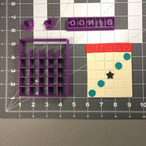 Bingo-Karten 100-Cookie-Cutter-Set