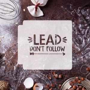Blei Dont Follow 783-G058 Schablone