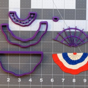 USA Bunting Flag 266-979 Cookie Cutter Set