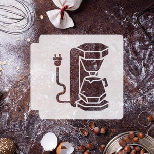 Coffee Machine 783-J198 Stencil