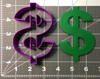 Dollar Sign Cookie Cutter