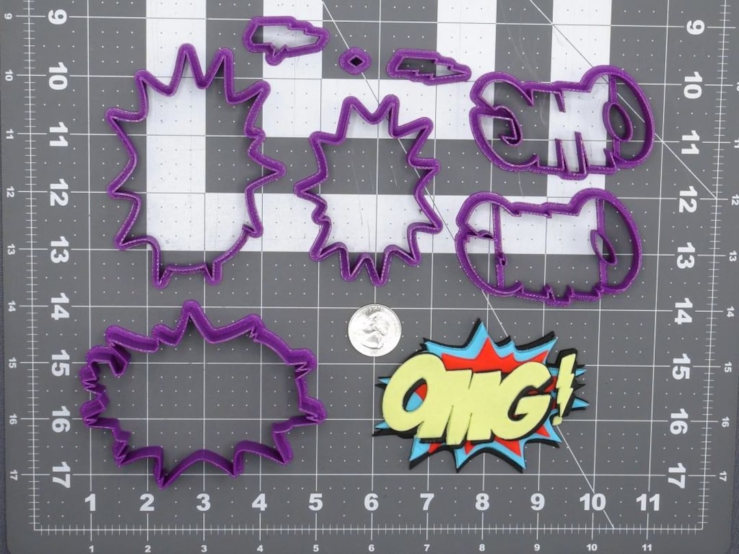 OMG Pow Sign 266-D427 Cookie Cutter Set - Etsy