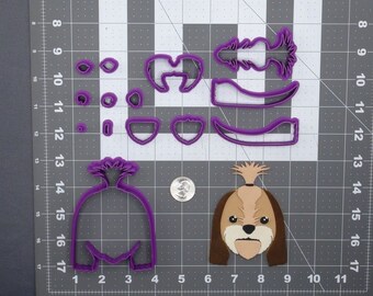 Dog - Shih Tzu Head 266-D794 Cookie Cutter Set