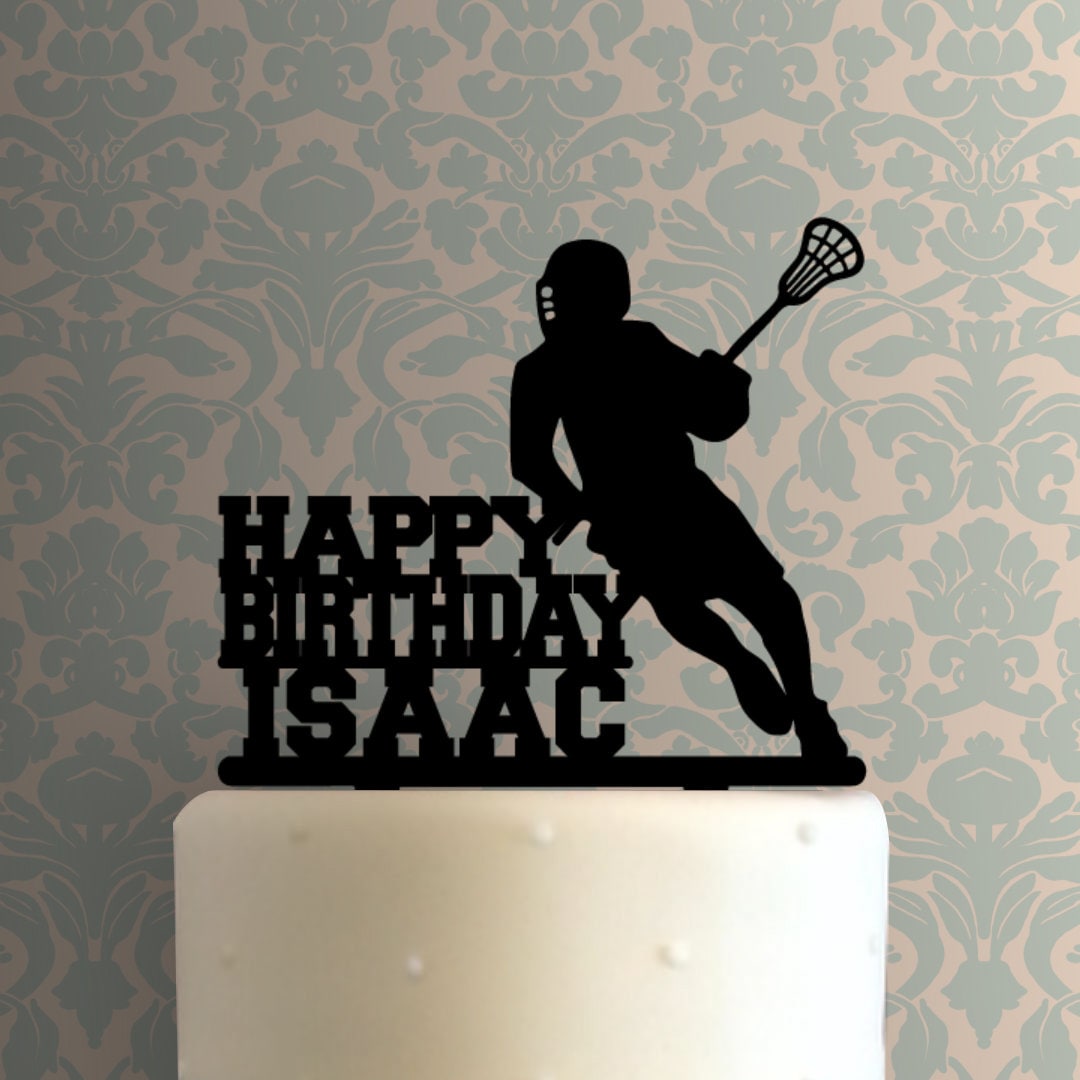 Custom Lacrosse 225917 Cake Topper Etsy