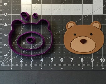 Bear Face 101 Cookie Cutter Set