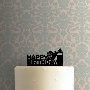 Boxing Happy Birthday 225-B093 Cake Topper