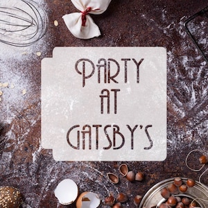 Festa em Gatbys 783-I319 Stencil