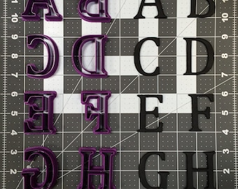 Cambria Math Font Uppercase Cookie Cutter Full Set