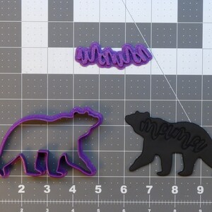 Mama Bear 266-A382 Cookie Cutter and Stamp