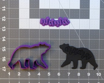 Timbre et maman ours 266-A382 Cookie Cutter